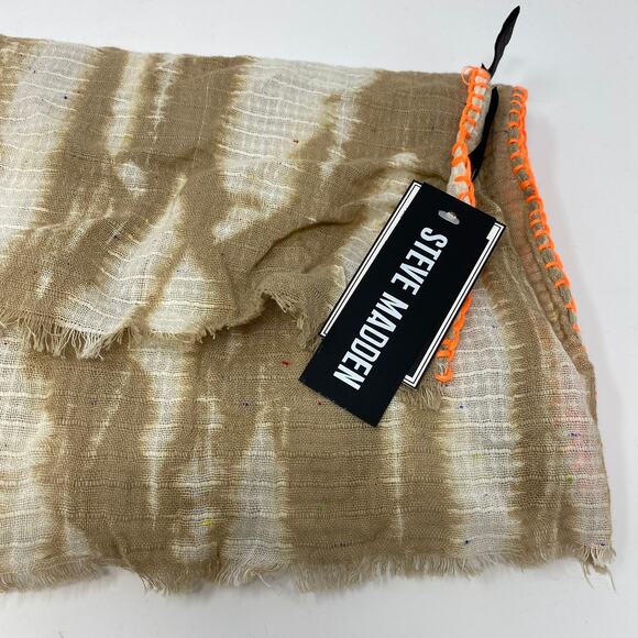 Steve Madden Women's One Size Wrap Oversize Tie Dye Contrast Stitching NEW - Picture 2 of 5